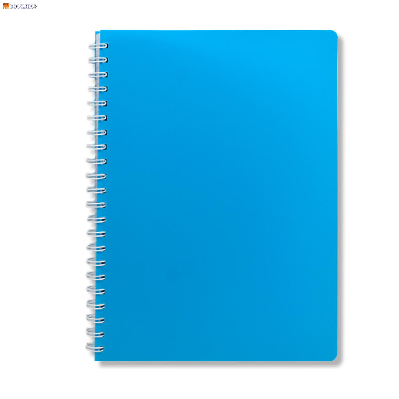 SOFT COVER PP SPIRAL 5MM SQUARE NOTEBOOK 100SHT A4 LIGHT BLUE