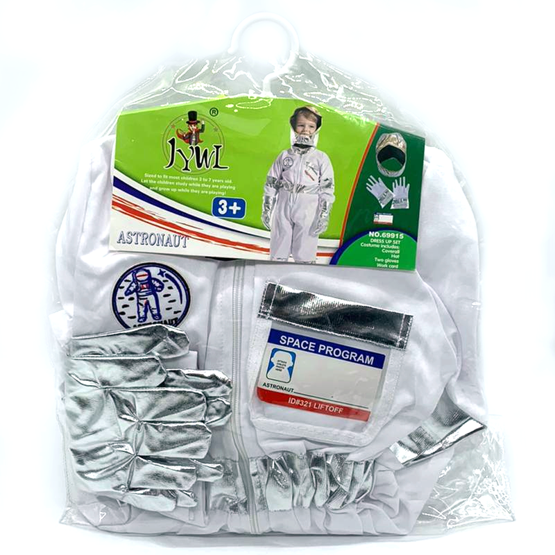 CHILDRENS COSTUME-ASTRONAUT WHITE