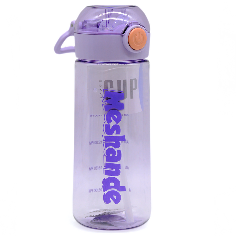 MESHANDE SPORTS TRANSPARENT WATER BOTTLE 650ML 5848-ASSTD