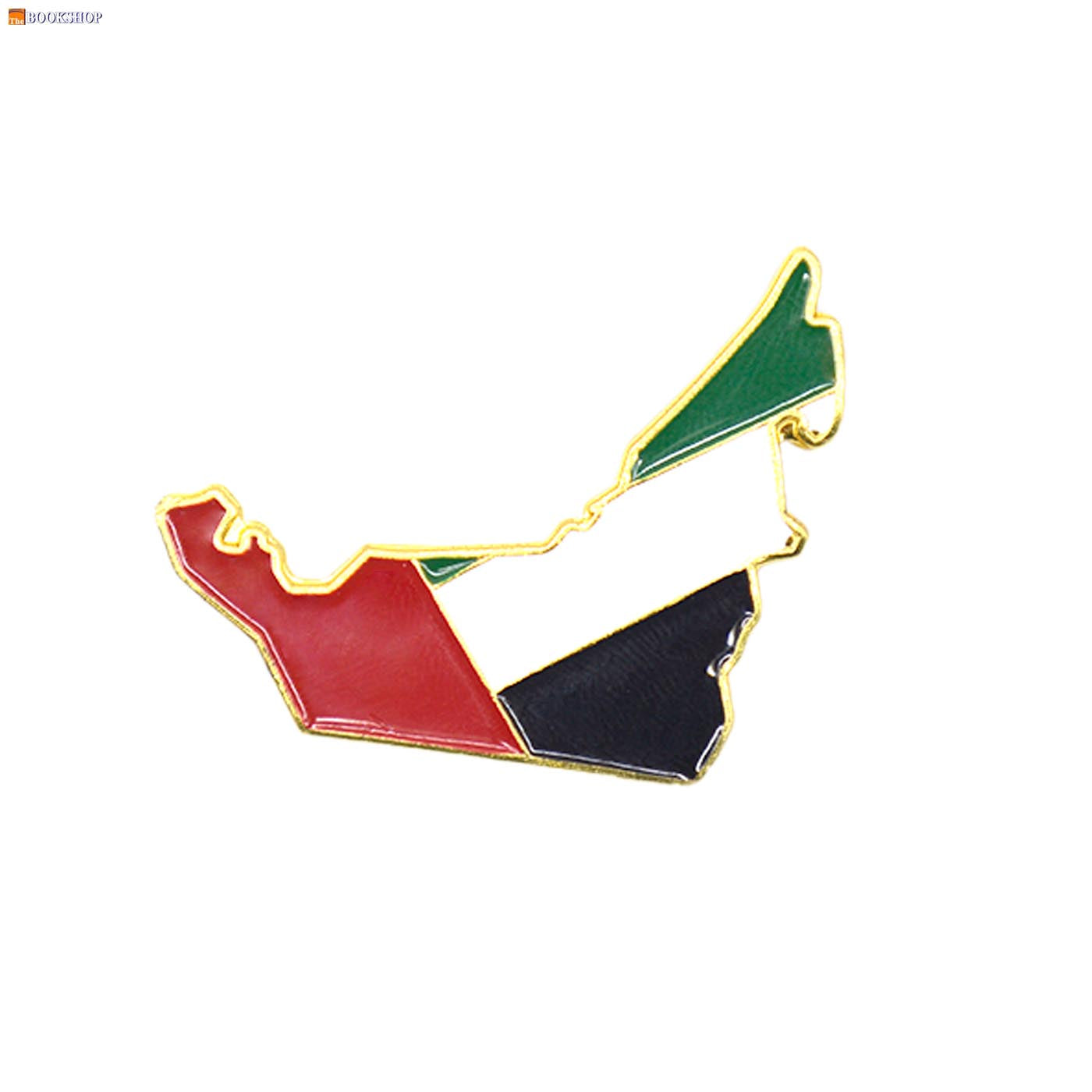 UAE COLOR DIE CUT MAP MAGNETIC BROOCH