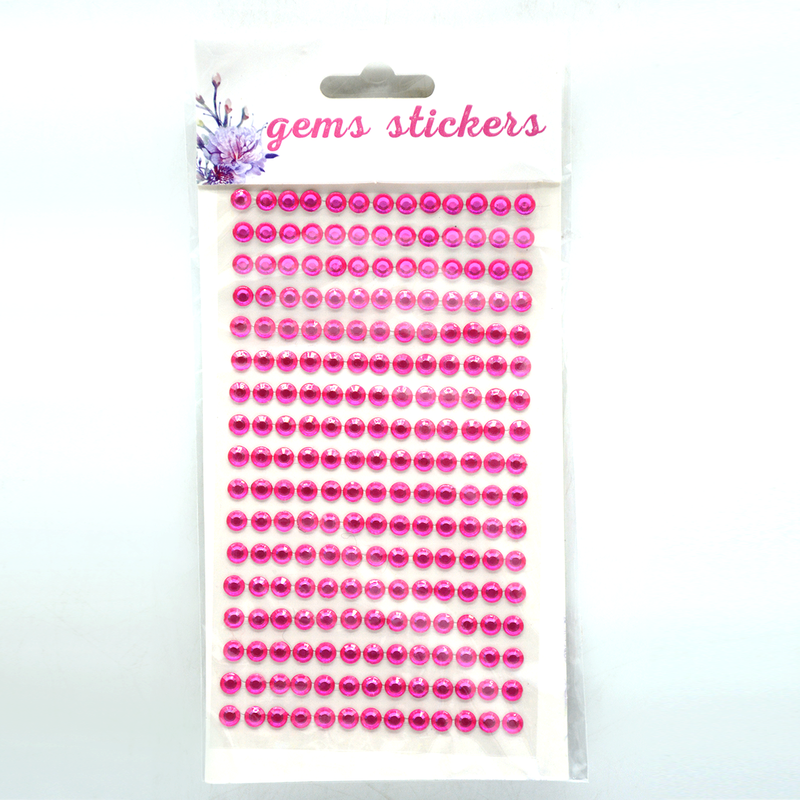 GEMS STICKERS 10X20.5CM ASSTD