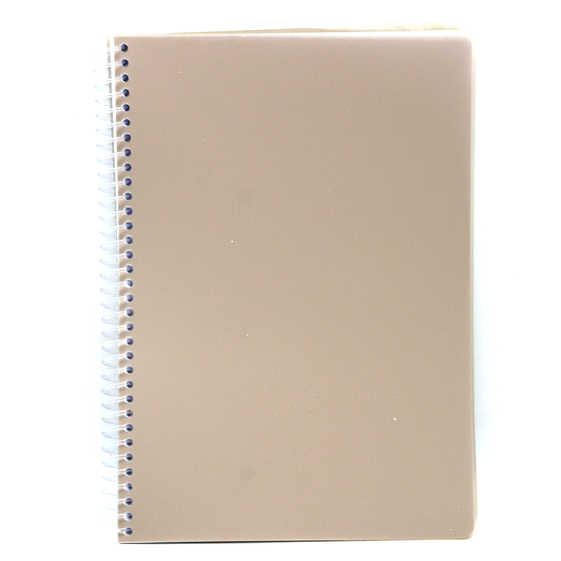 SOFT COVER SPIRAL 1LINE NOTEBOOK 70G 100SHT A4 CREAM