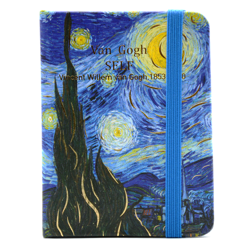 HARD COVER NOTEBOOK W/ELASTIC CLOSURE A7 AA0614-29