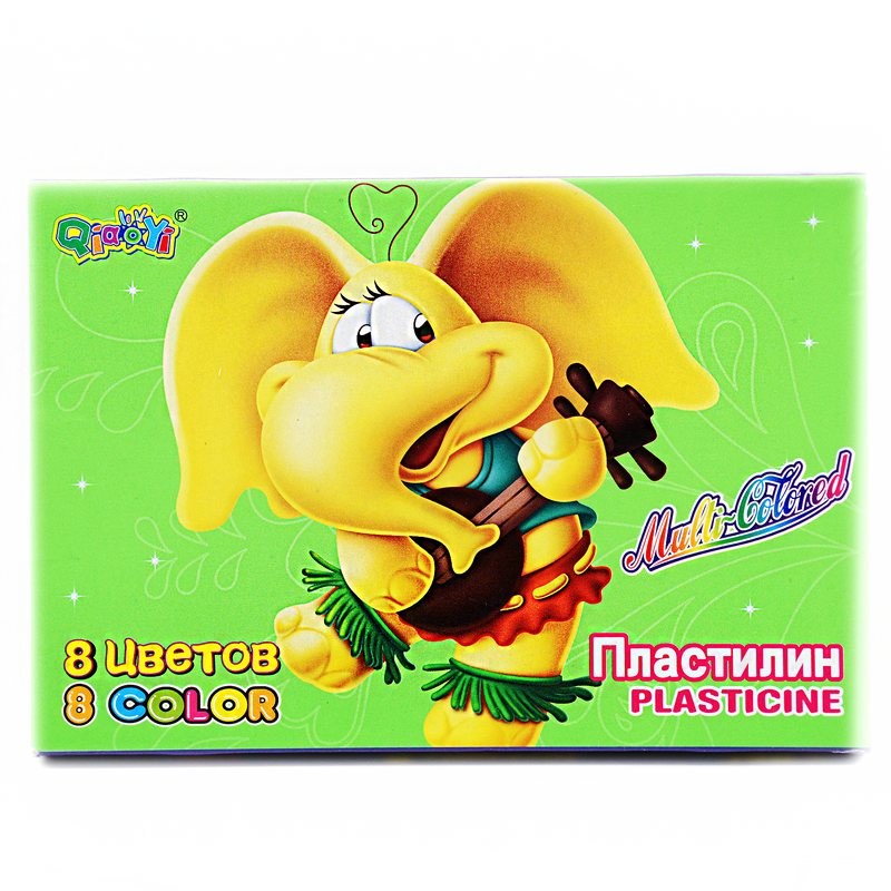 QIAOYI 8COLOR PLASTICINE PACK 160G