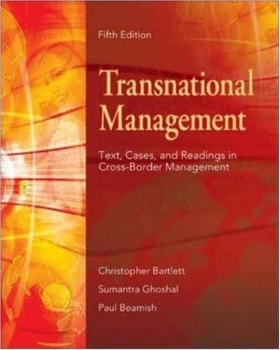 TRANSNATIONAL MANAGEMENT 5 EDI