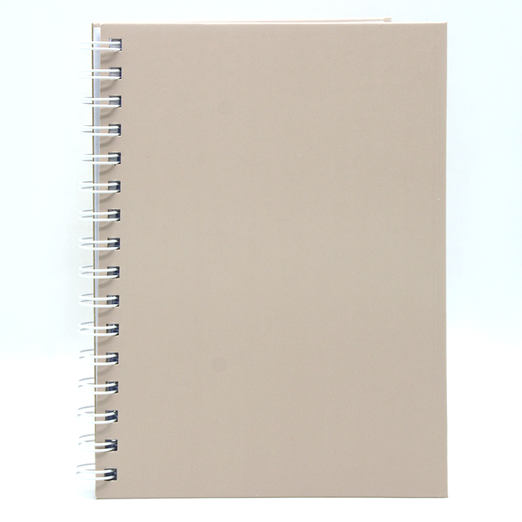 HARD COVER PLAIN SPIRAL 1LINE NOTEBOOK 80PAGE A5 GRAY