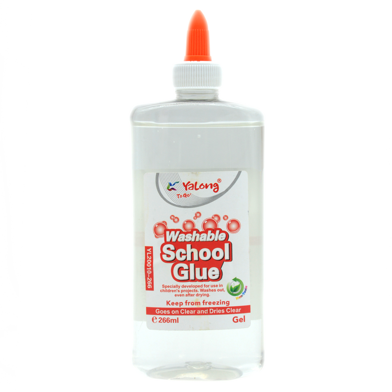 YALONG WASHABLE SCHOOL GLUE CLEAR 266ML