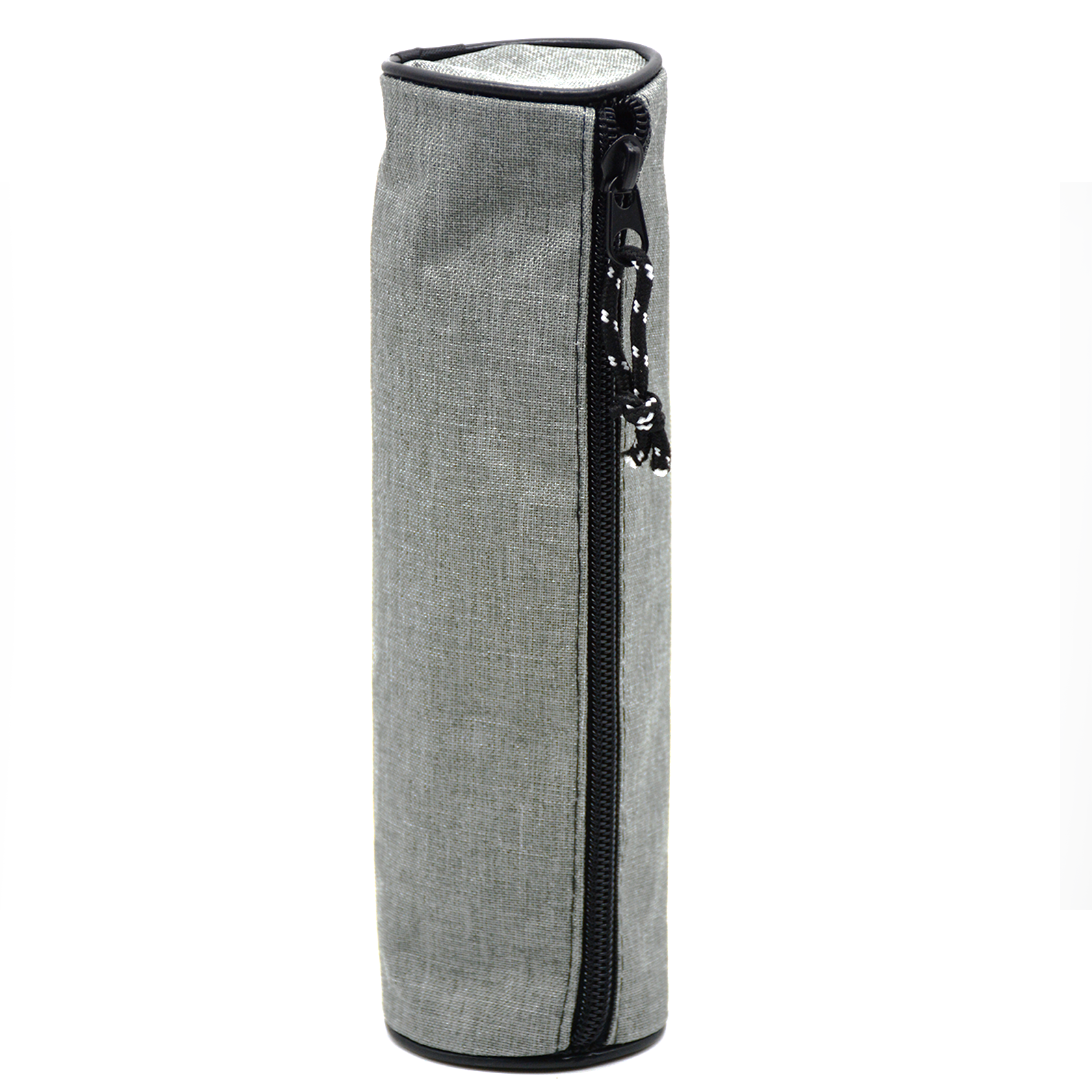 ROUND PENCIL CASE PLAIN 21X6CM AK-4/9-ASSTD