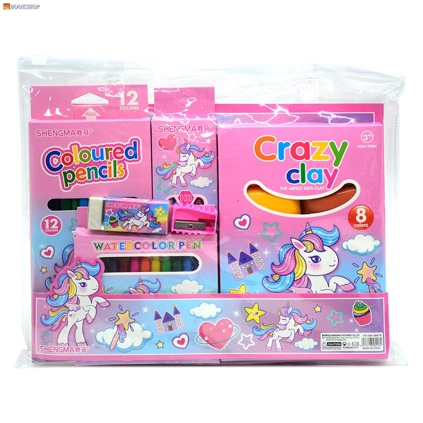 SHENGMA DISNEY 7 IN1 STATIONERY SET IN PVC BAG JX-8867