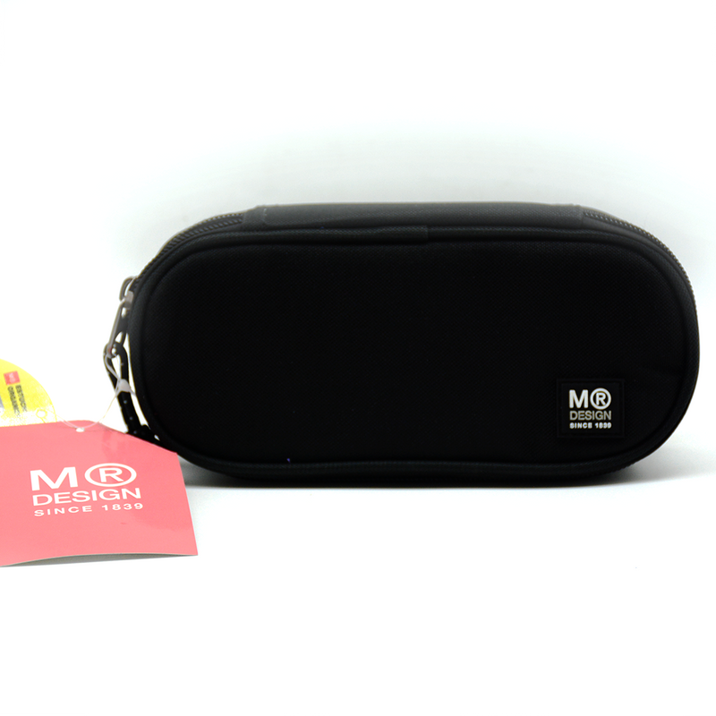 MIQUELRIUS MR OVAL PENCIL CASE- OVALADO NEGRO MR