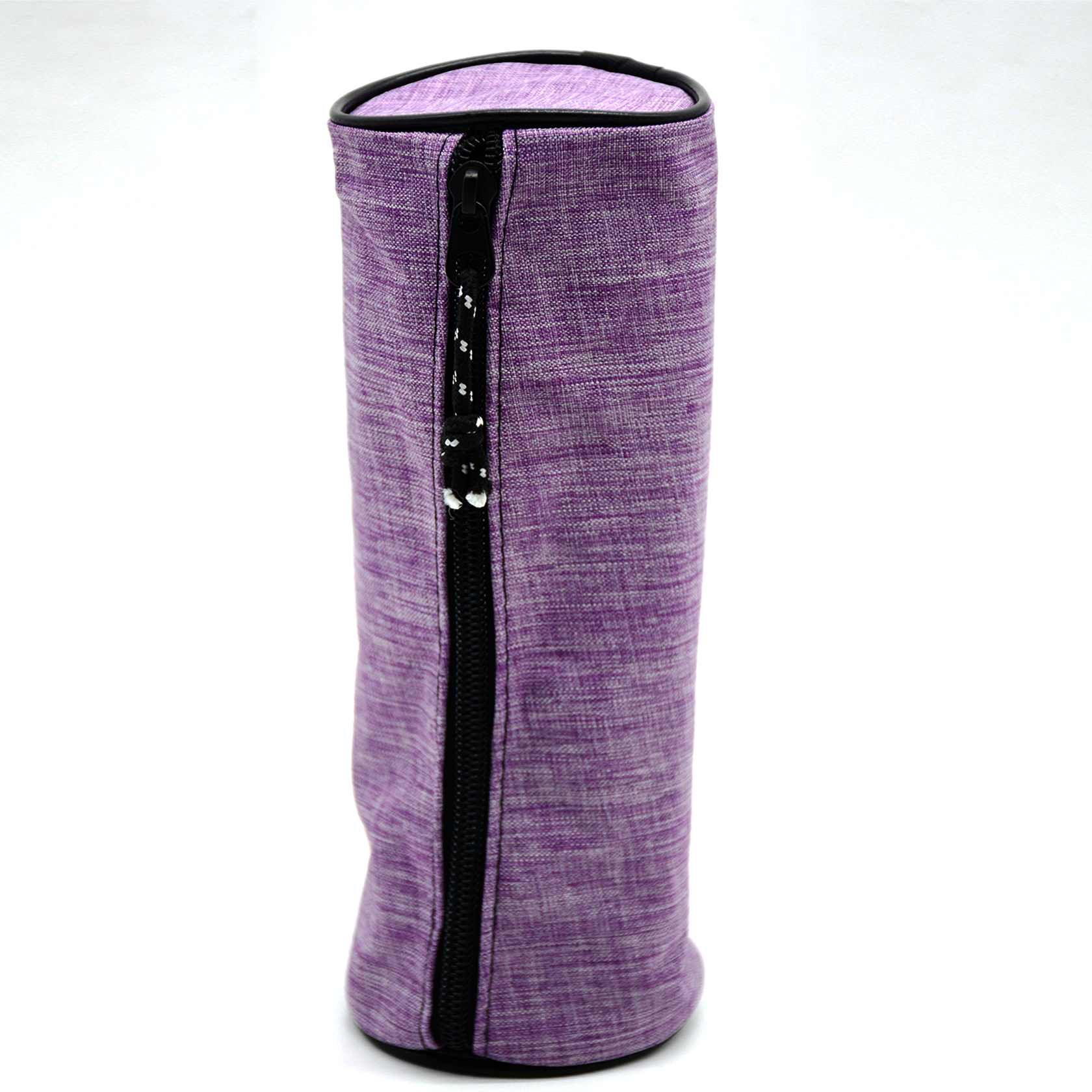 ROUND PENCIL CASE PLAIN 21X6CM AK-4/9-ASSTD