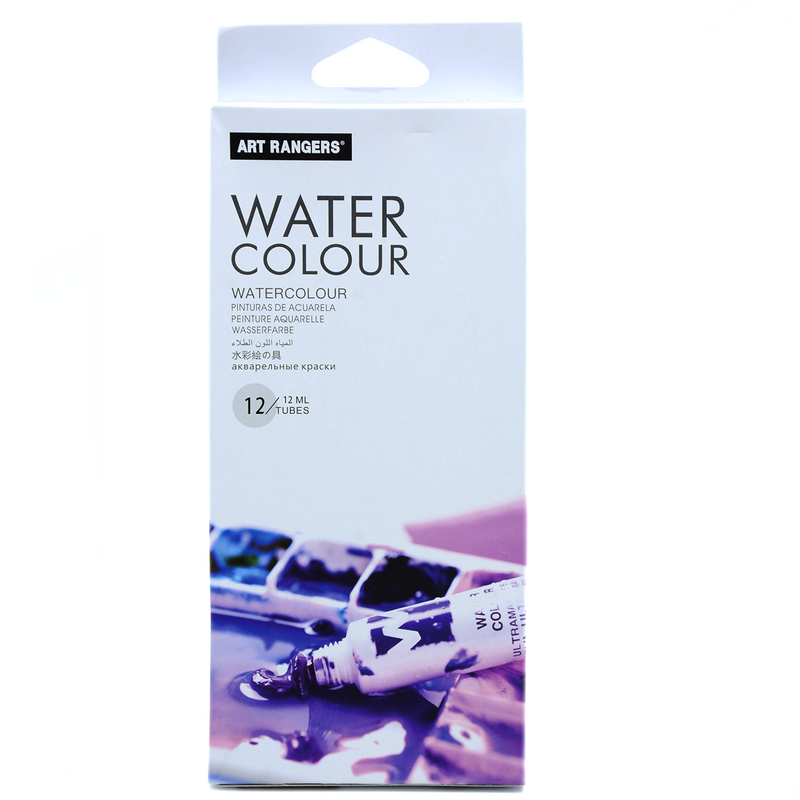 ART RANGER BASICS WATER COLOUR SET 12MLx12COLOR