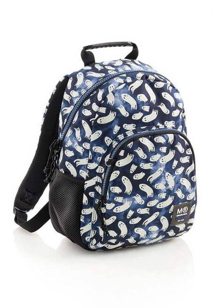 حقيبة ظهر مدرسية مقاس 17 MIQUELRIUS MR BACKPACK W/2 COMPARTMENT 17'' ROMA GHOSTS