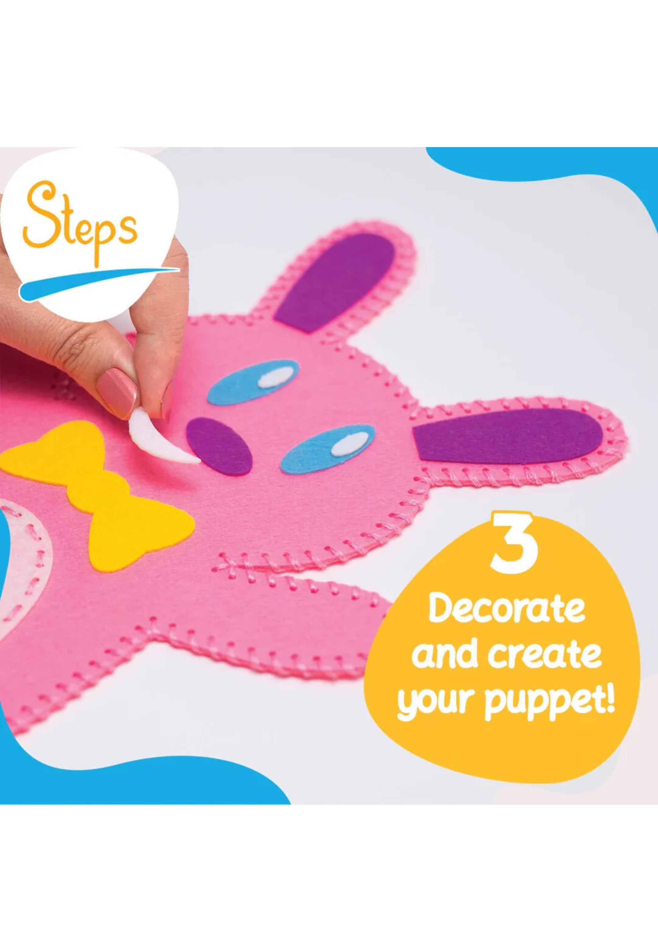 ANIMAL PUPPETS DIY KIT -CREATE YOUR ANIMAL FRIENDS
