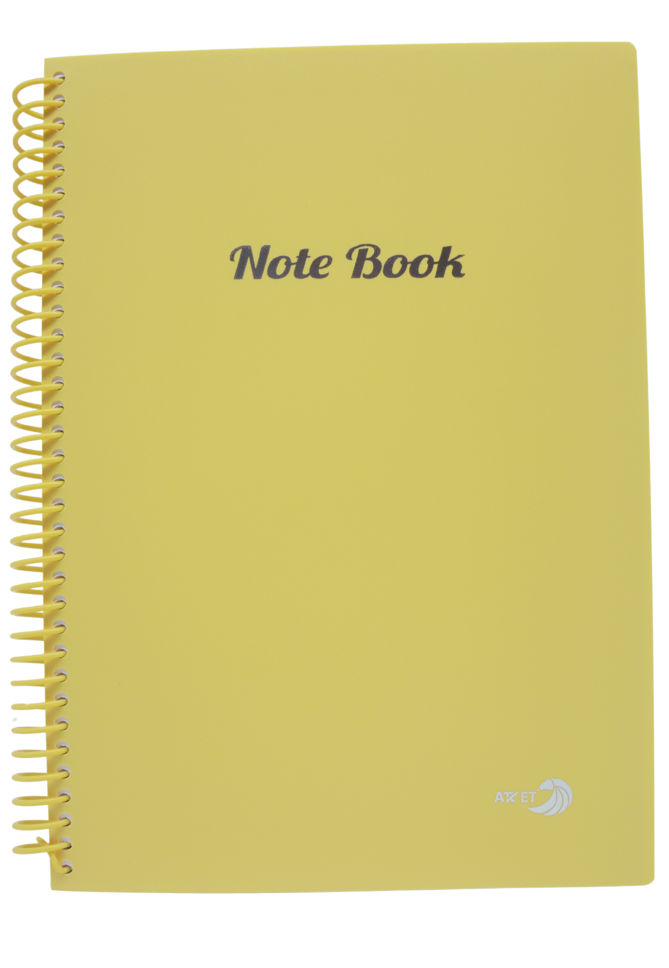 ATKET PP SPIRAL NOTEBOOK 1LINE 200SHT A4 ASSTD