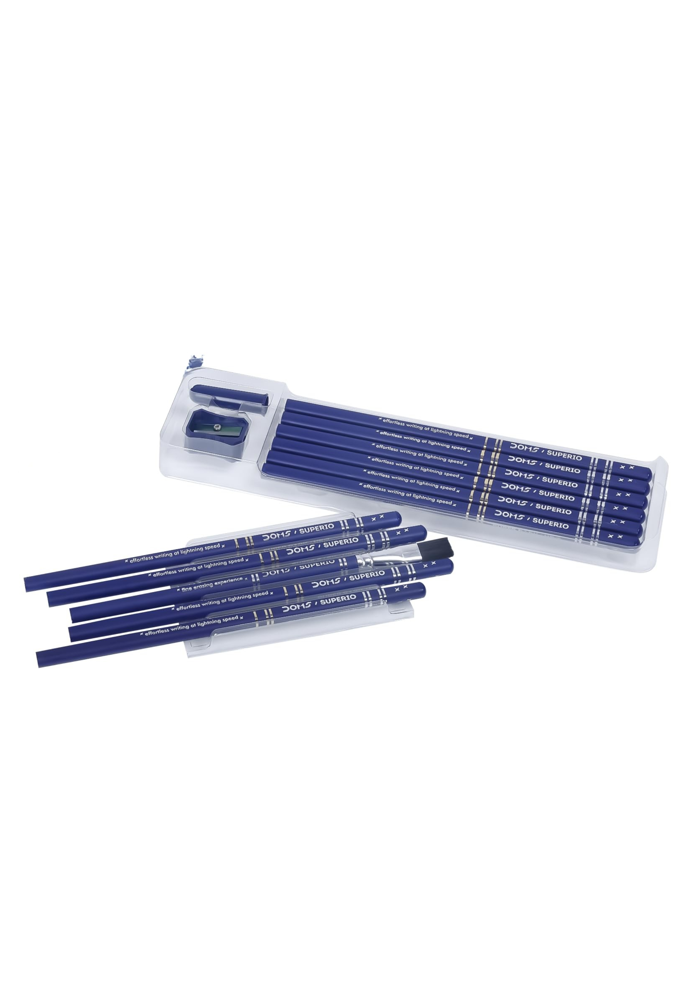 DOMS 8743/8763/8806 SUPERIO SUPER DARK PENCILS 12PCS TIN PACK