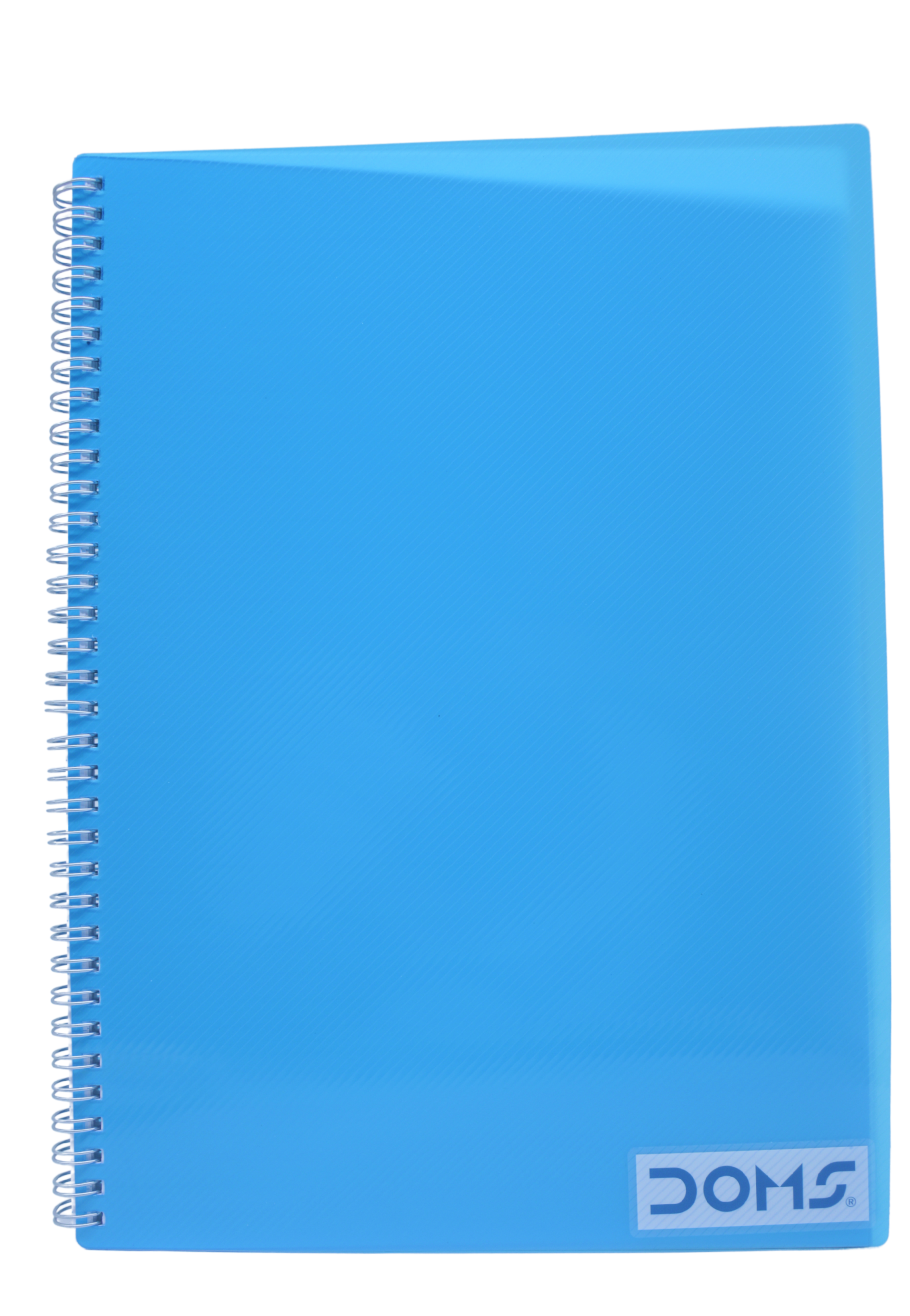 DOMS PP COVER POLY TWIN WIRO NOTEBOOK 80SHT A4 8913