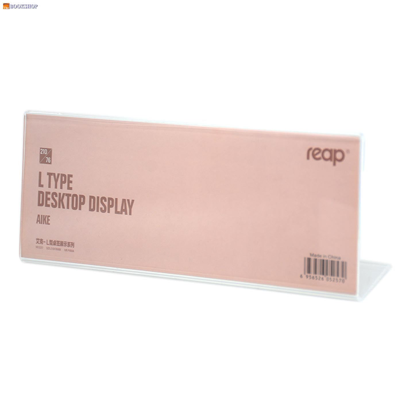 REAP L-TYPE DESKTOP DISPLAY 210X76MM