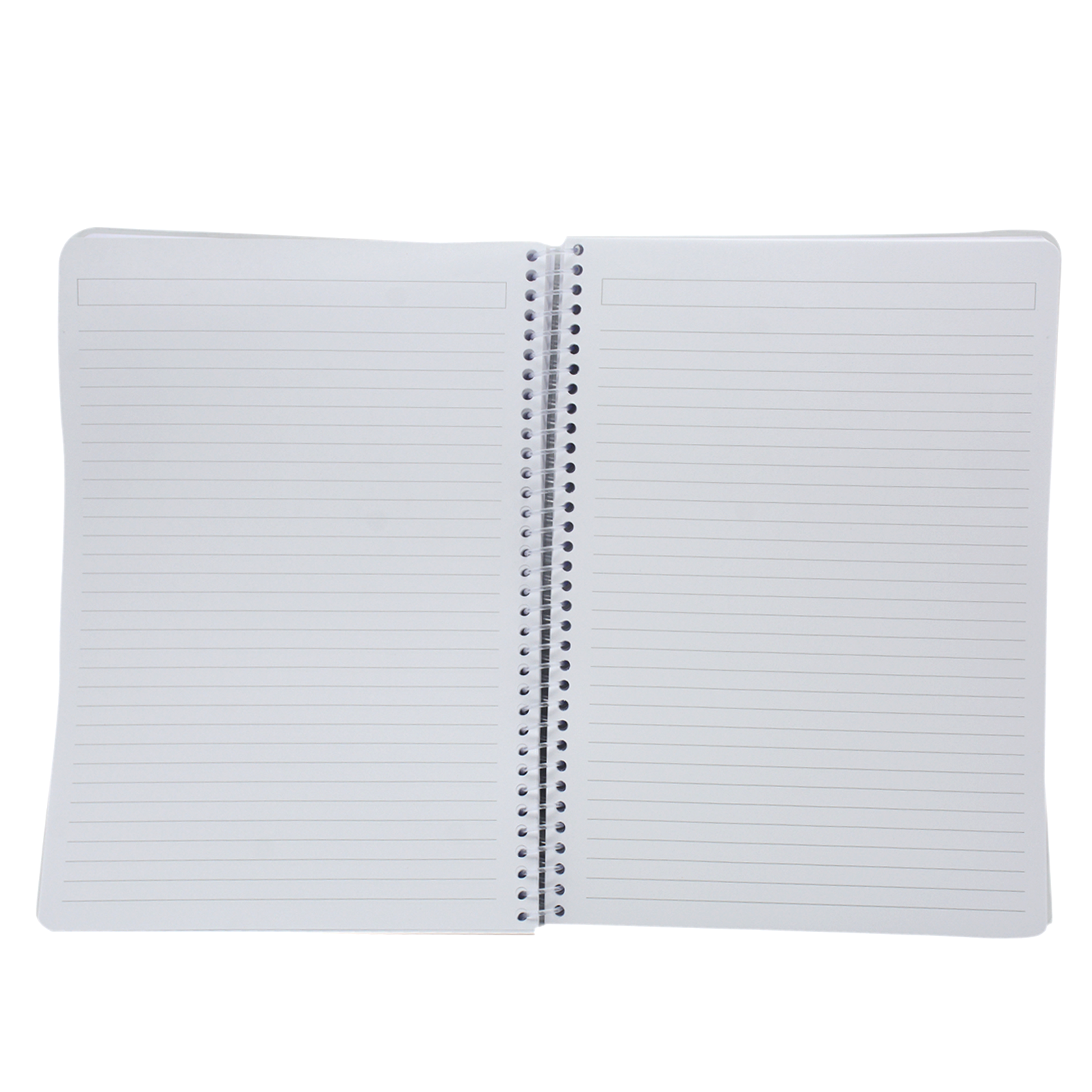 SOFT COVER SPIRAL 1LINE NOTEBOOK 70G 100SHT A4 CLEAR