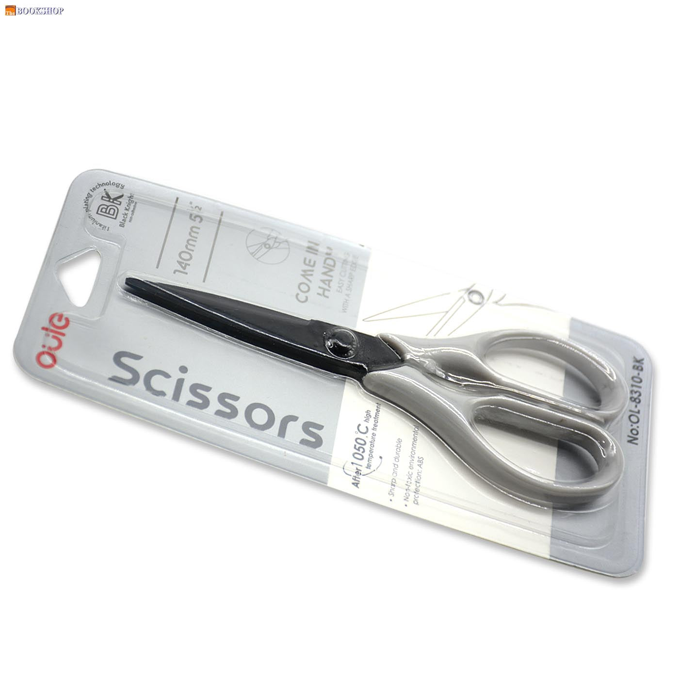 STAINLESS STEEL SCISSOR 5 1/2" (140MM)   مقص ستانلس 1/2 5 انش 140مم مقبض بلاستيكي