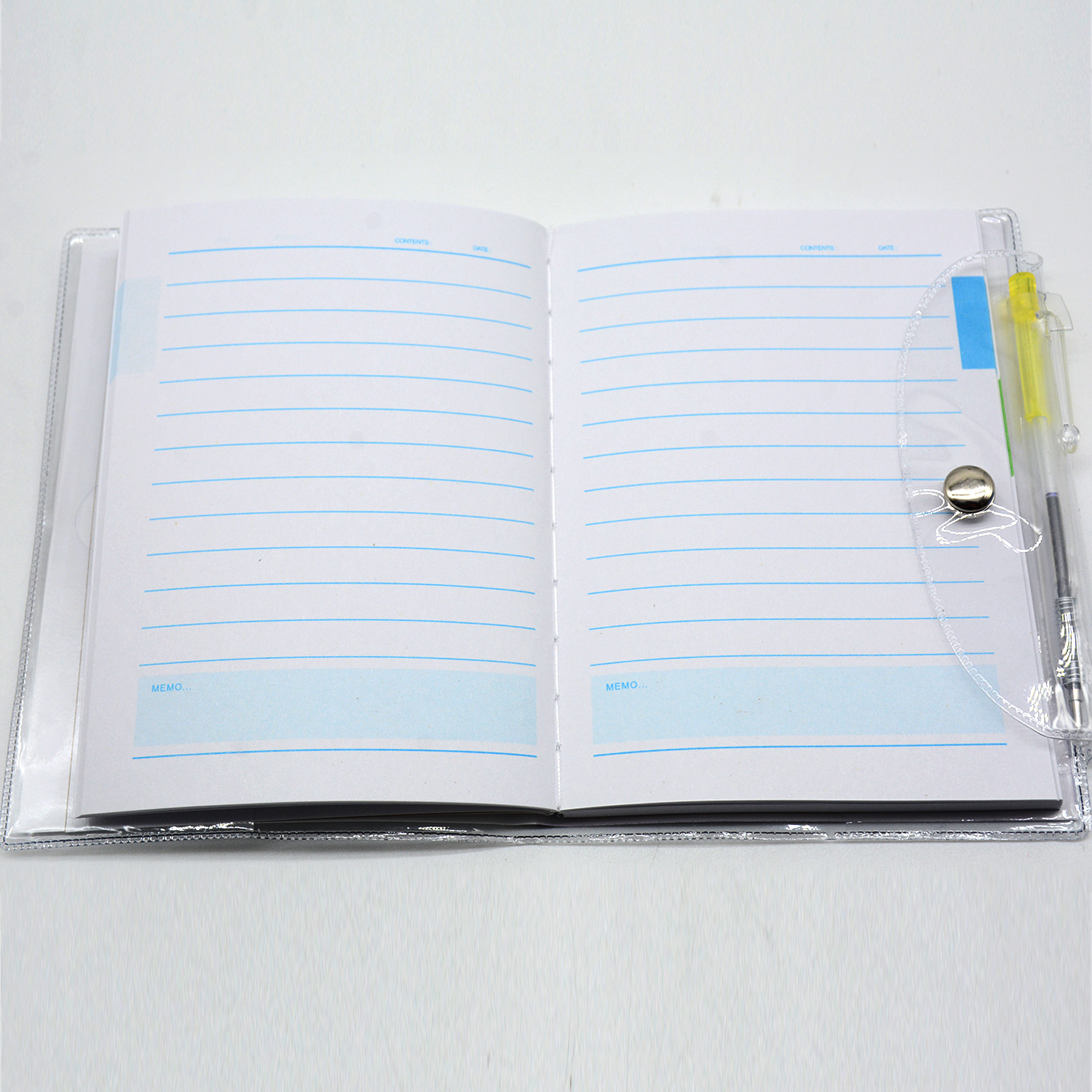 SUNSET POCKET NOTEBOOK W/PEN A7 76X103MM