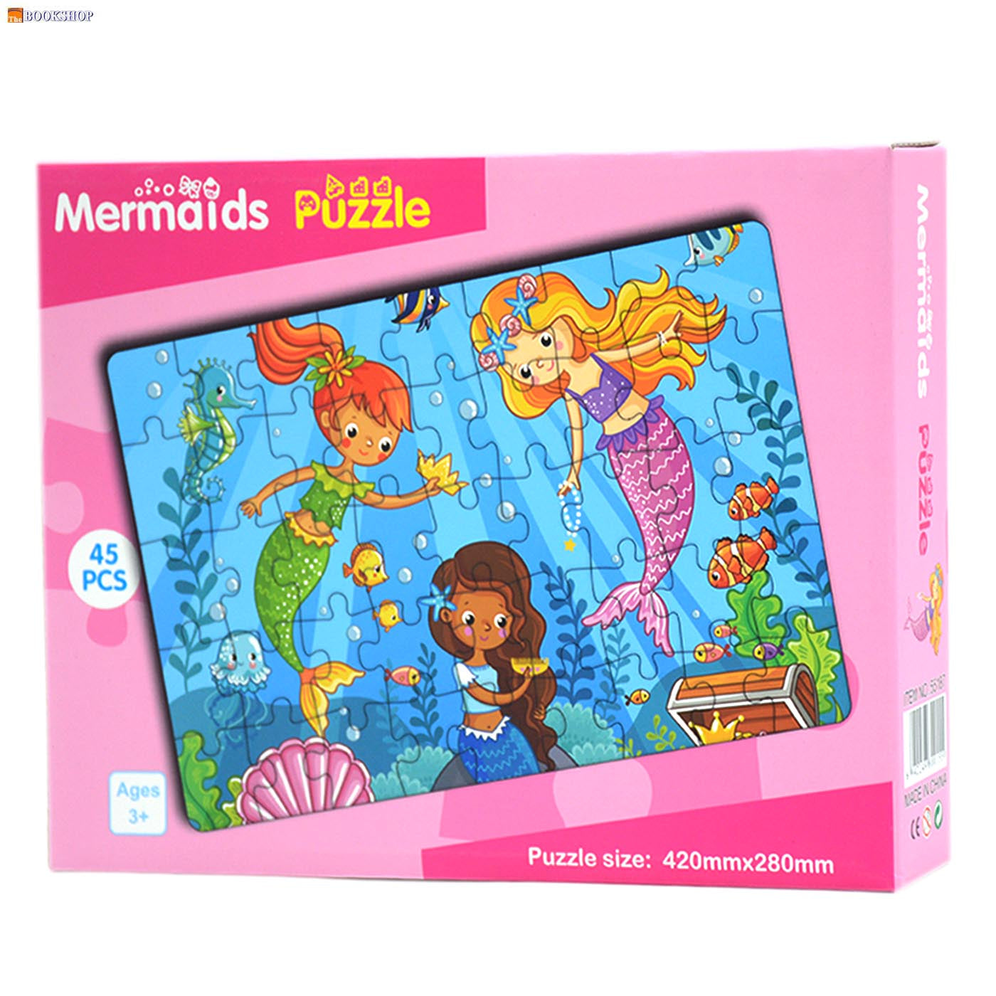 JIGSAW PUZZLE 45PIECES 42X28CM ASSTD