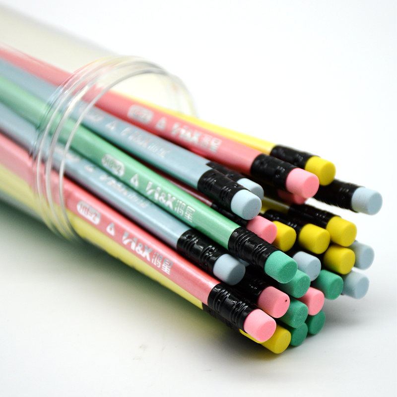 H&X HB PENCIL W/ERASER 30PCS IN PVC BOX