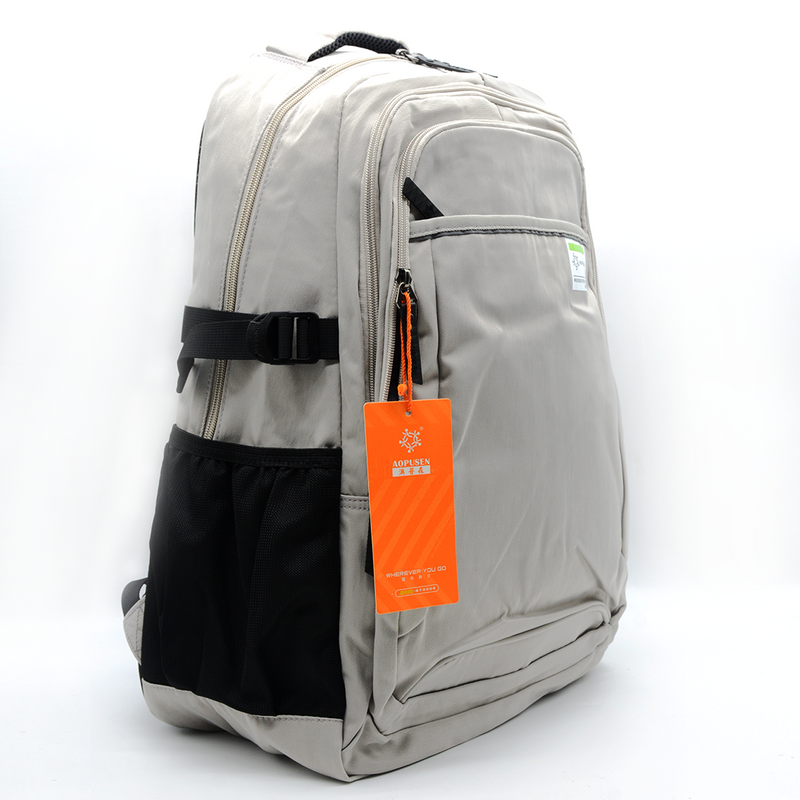 AOPUSEN BACKPACK 19" W/3COMPARTMENT 10322-L.GRAY