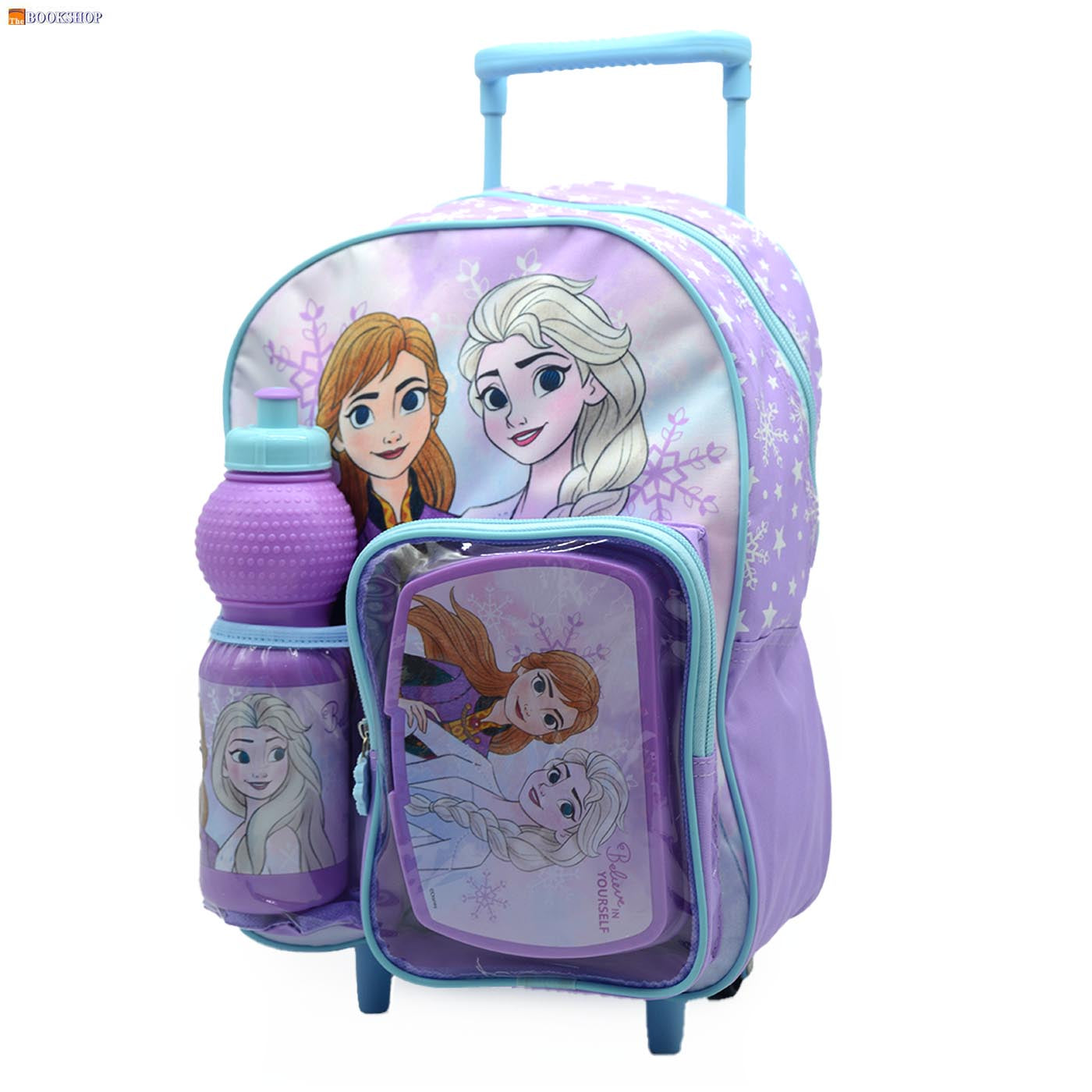 FROZEN TROLLEY BAG 14"+WB+LB 3IN1 SET