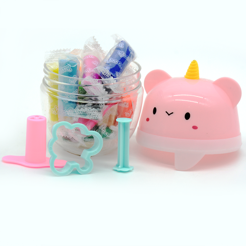 PLAY DOUGH 12PCS W/MOULDS IN JAR-550