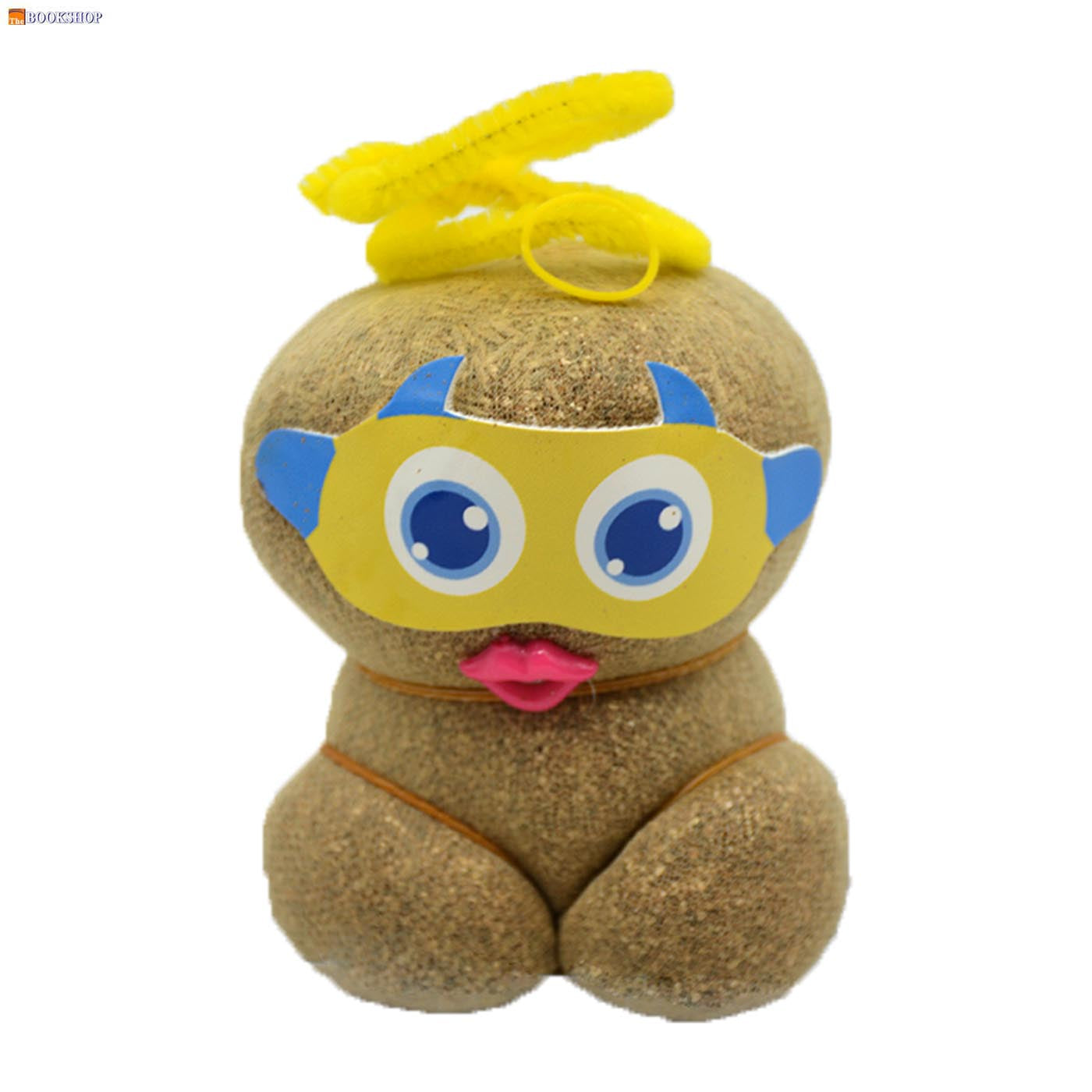 SPRING LETTER SHINING GIRL GROUP GRASS DOLL(M) POTTED PLANT