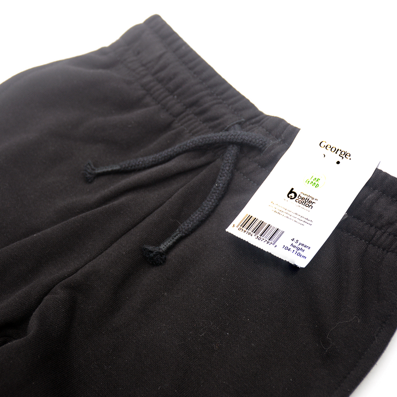 GEORGE KIDS JOGGER PANTS BLACK