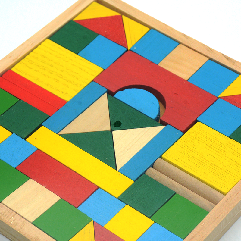 WOODEN PUZZLE BOARD A-Z ENGLISH LETTER A-3008