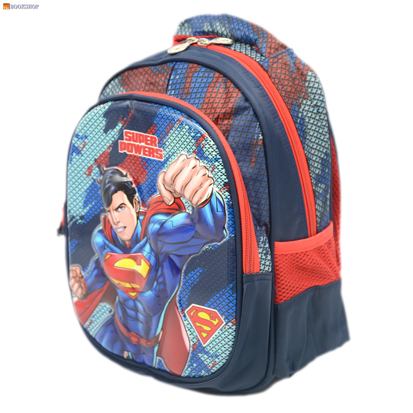 EMBOSSED MINI BACKPACK 13" 1833-SUPERMAN