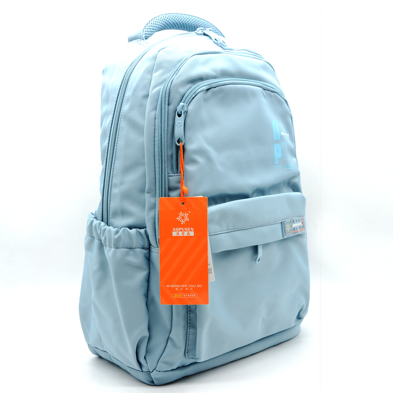 SUNSHINE BACKPACK 18" W/3COMPARTMENT 90293-BLUE GRAY