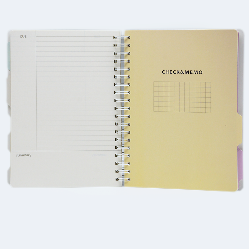 JINGU HC SPIRAL 4 SUBJECT 1LINE NOTEBOOK 120SHT 17.3X25.2CM