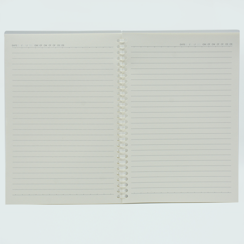 MAXLEAF PP TRANSPARENT COVER SPIRAL NOTEBOOK B5 B570