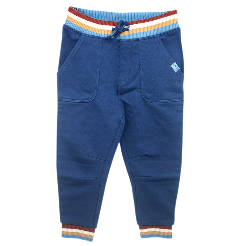 GEORGE KIDS TRACK PANTS &HOODIE JACKET W/ RAINBOW PRINT