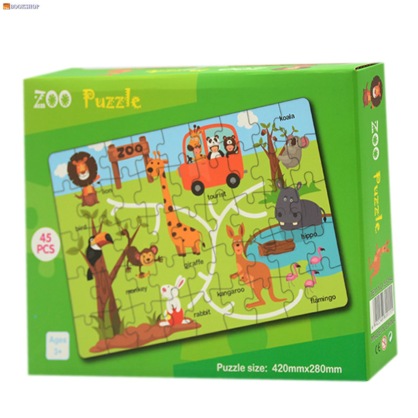 JIGSAW PUZZLE 45PIECES 42X28CM ASSTD