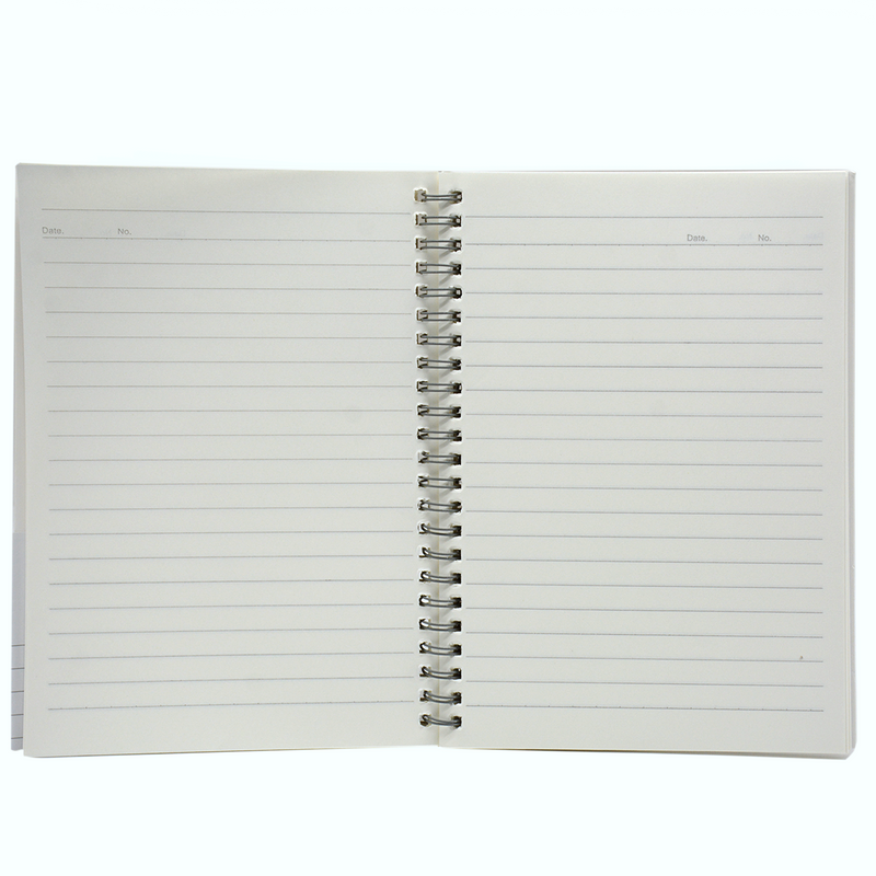 WENZHANG KRAFT COVER SPIRAL 1LINE NOTEBOOK 80GSM 76SHT A5