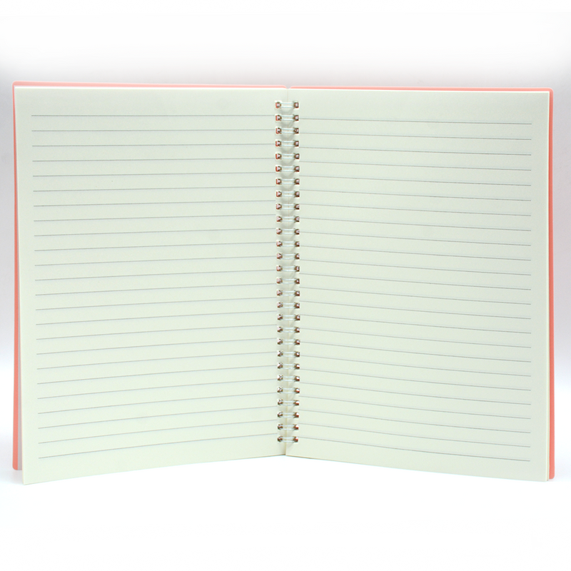 PP COVER SPIRAL 1LINE NOTEBOOK 80 PAGE B5 ASSTD