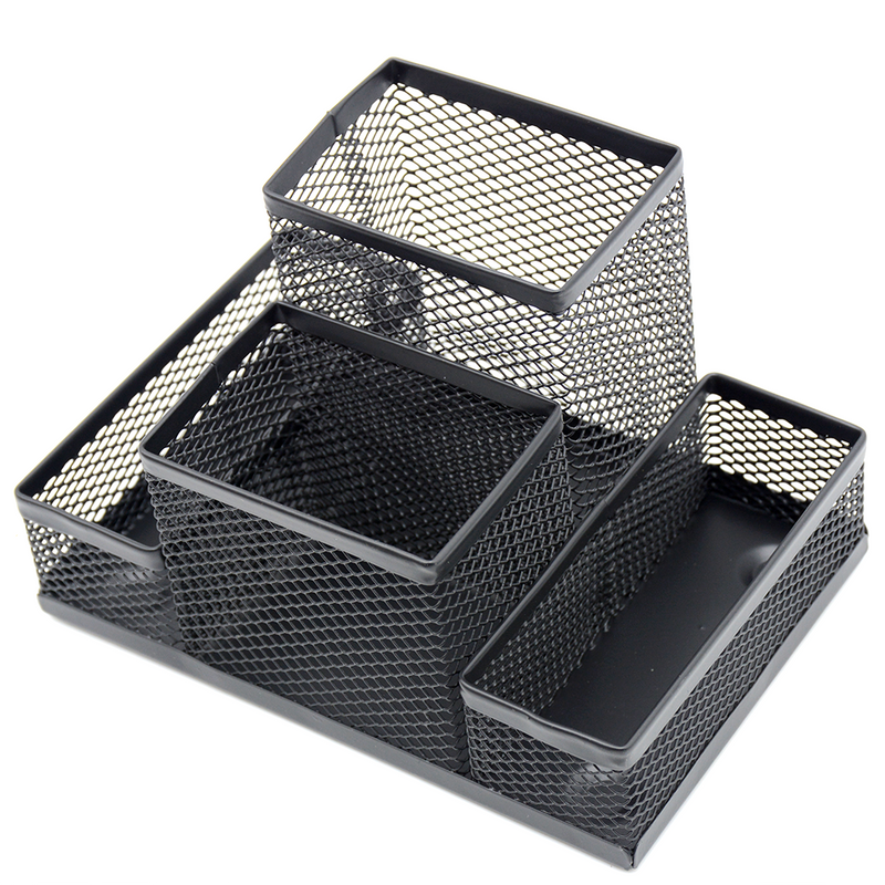 MESH ORGANISER BLACK/SILVER