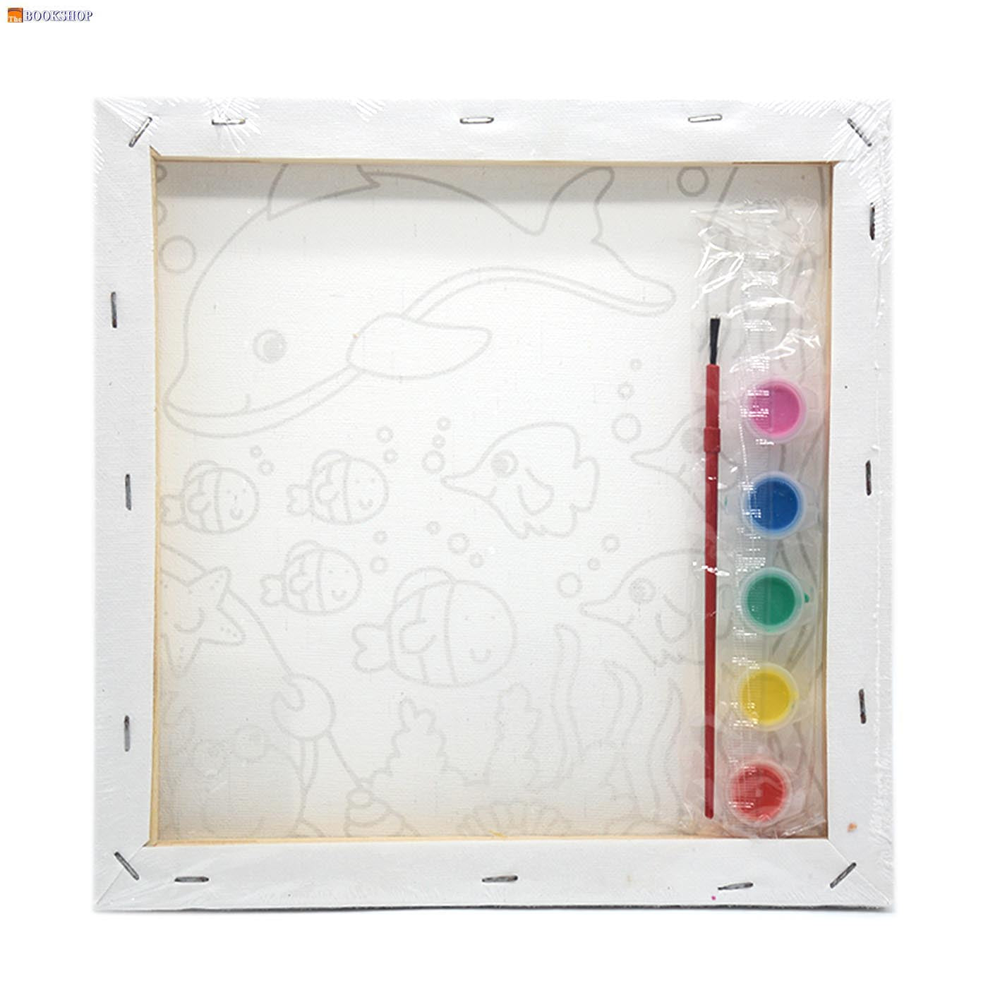 ROOT ART CANVAS & PAINT SET-25X25CM