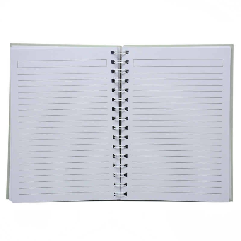 HARD COVER PLAIN SPIRAL 1LINE NOTEBOOK 80PAGE A5-111H