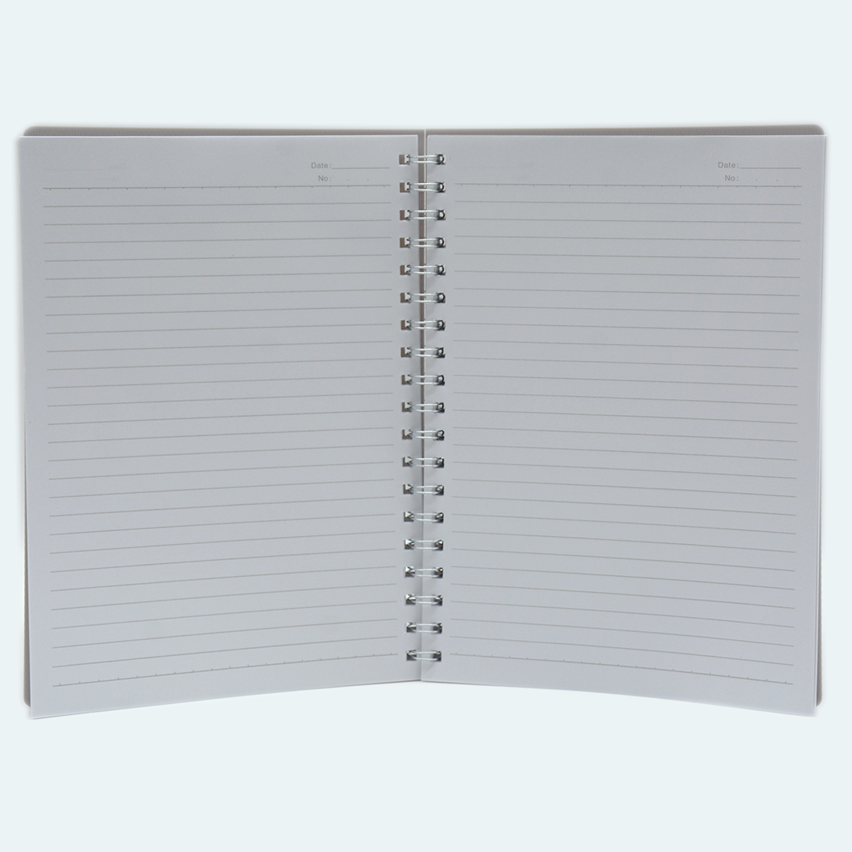 LAMBERT PP COVER SPIRAL 1LINE NOTE BOOK B5 100SH- GRAY