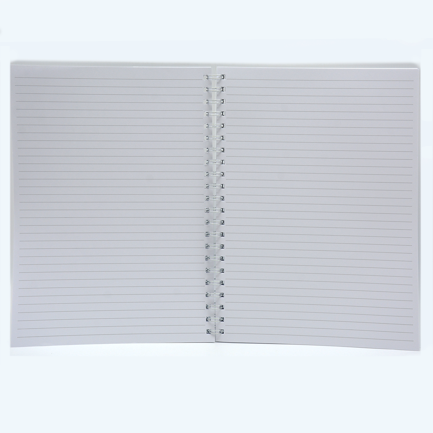 LAMBERT PP COVER SPIRAL 1LINE NOTE BOOK A4 100SH-TRANSPARENT