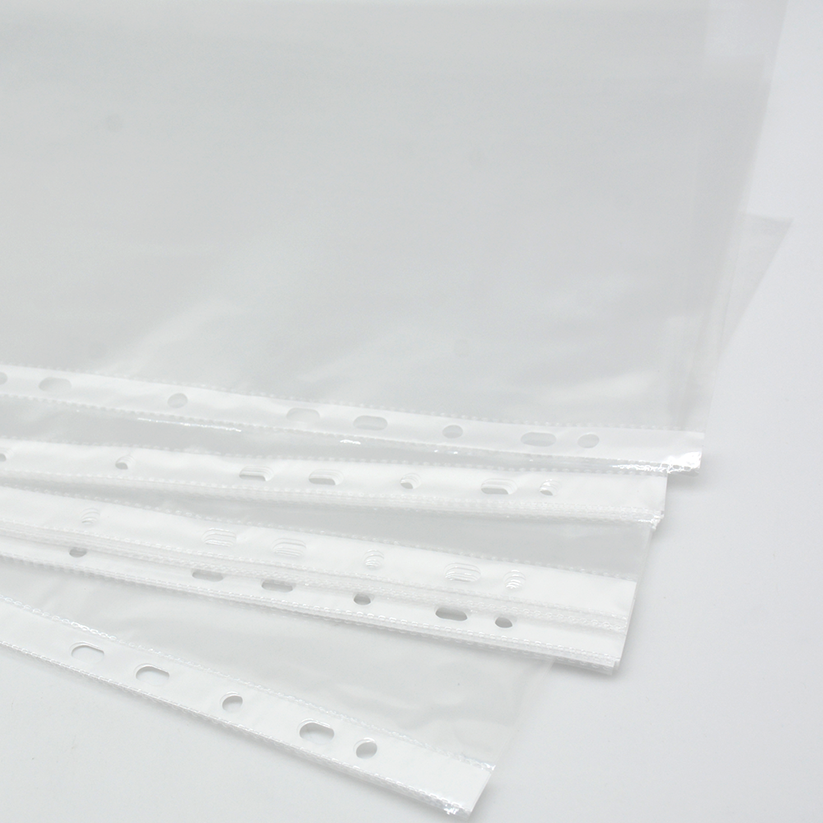 BENGE PUNCHED POCKET A4 50SHEET 40MIC-CLEAR