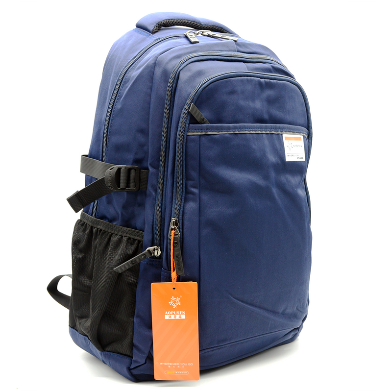 AOPUSEN BACKPACK 19" W/3COMPARTMENT 10322-BLUE