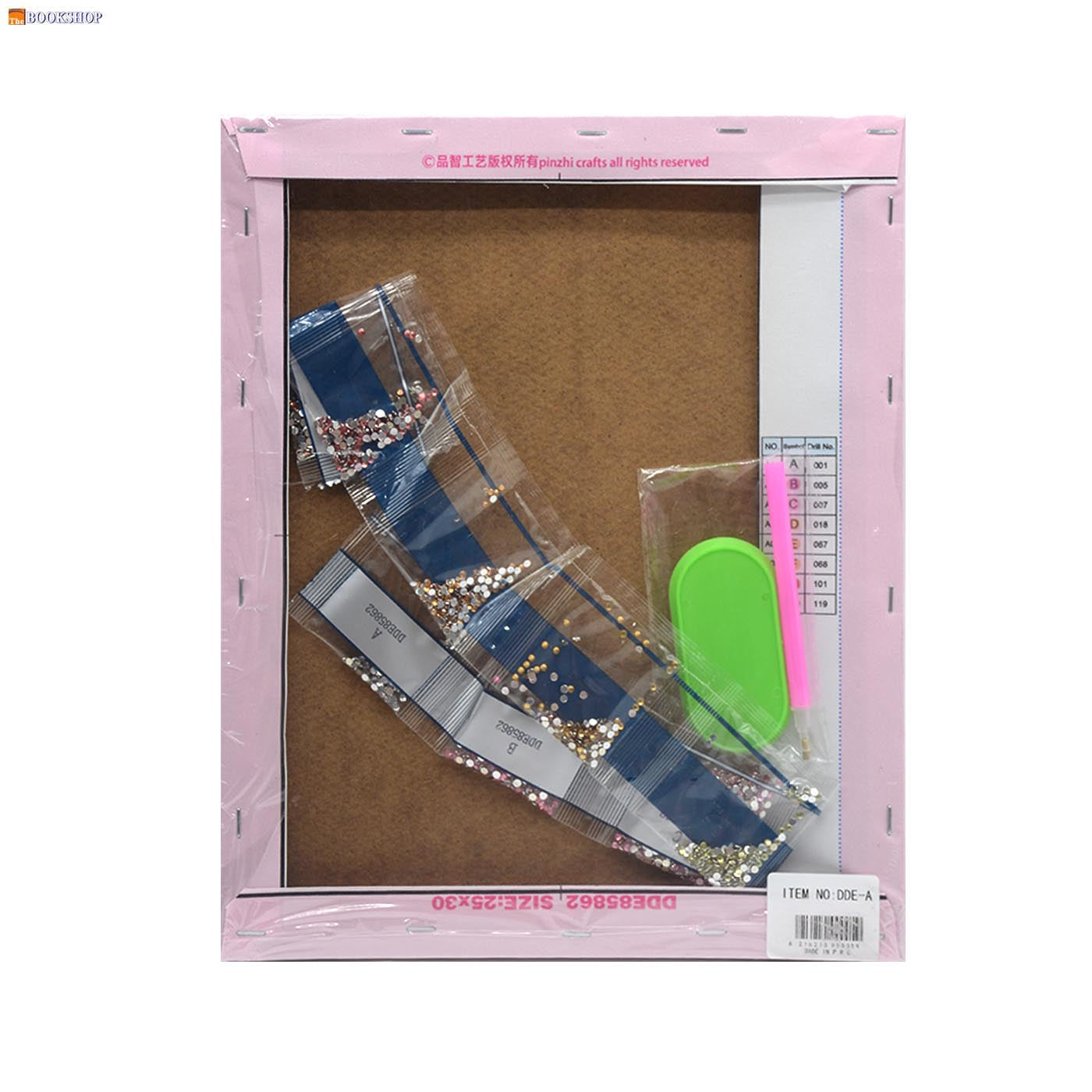 DIAMOND ART KIT CANVAS 25X30CM-ASSTD