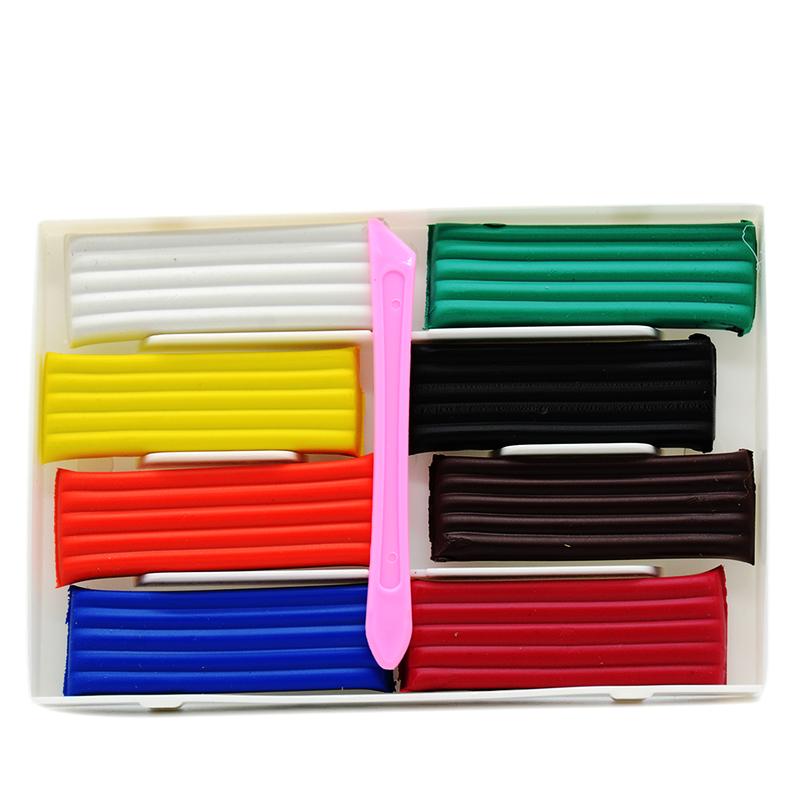 QIAOYI 8COLOR PLASTICINE PACK 160G